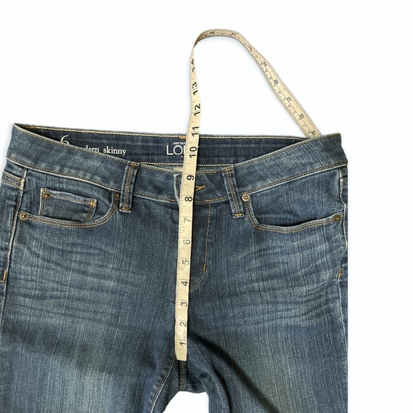 Loft Womens Signature Skinny Jeans Size 6 - Picture 7 of 11